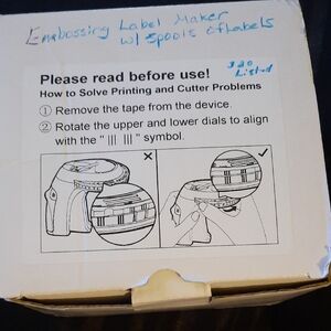 Embossing Label Maker Omega S - White & Black